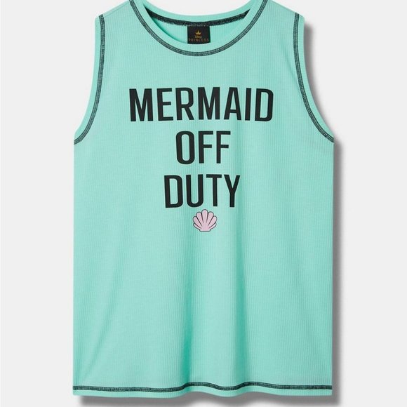 ❤️NWT VINTAGE TORRIID TANK DISNEY PRINCESS ARIEL  LITTLE MERMAID TOP - PLUS SIZE - Picture 8 of 11